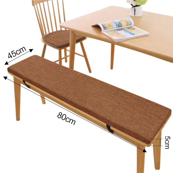 5 cm tjock sittdyna för bänk, tvättbar stolsdyna för bänk, trädgårdsbänkdyna utomhus, stor sittdyna för stol golv kontorsstol, Style 4