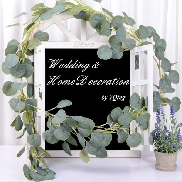 Eucalyptus Girlang Tjock - Konstgjord Girlang Bladverk -