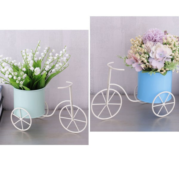 Bicycle Plant and Flower Pot Holder Planter Stand Metal Wire