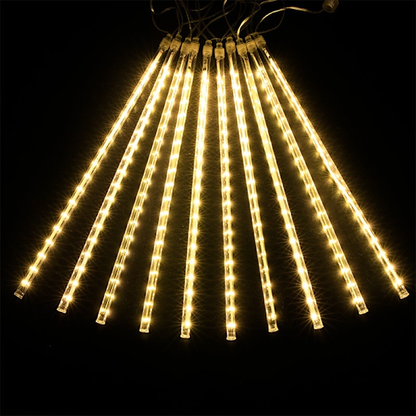 LED lys, 30 cm længde * 8 STK 192 lys plug-in type meteor s