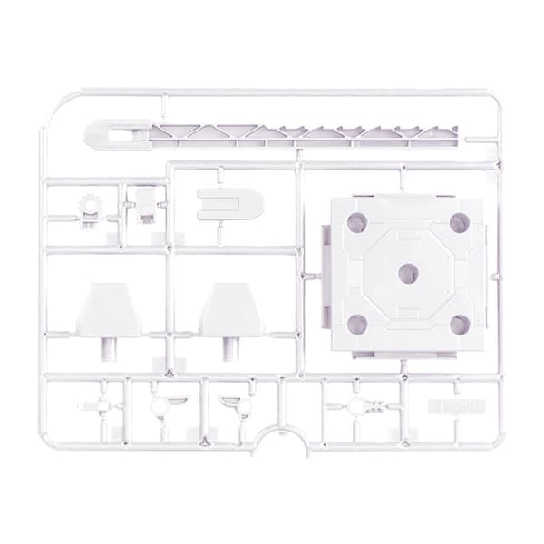2 stk. actionfigur-tilbehør justerbart stativstøttebrakettbase robotfigur-utstillingsbase, hvit