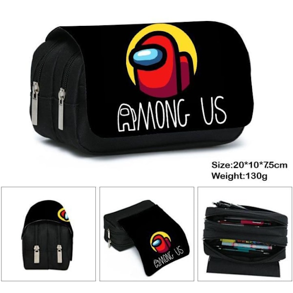 Among Us Pennfodral Pencil Case Stationery Bag Large Capacity Modell 5 Modell 6