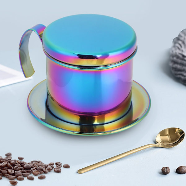 Bärbar kaffebryggare i rostfritt stål