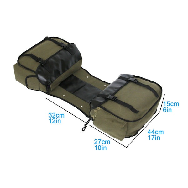 Cykelväska Dubbel Packväska Cykelställ Packväska Cykel Bakre Packväska Nylon för Cykli