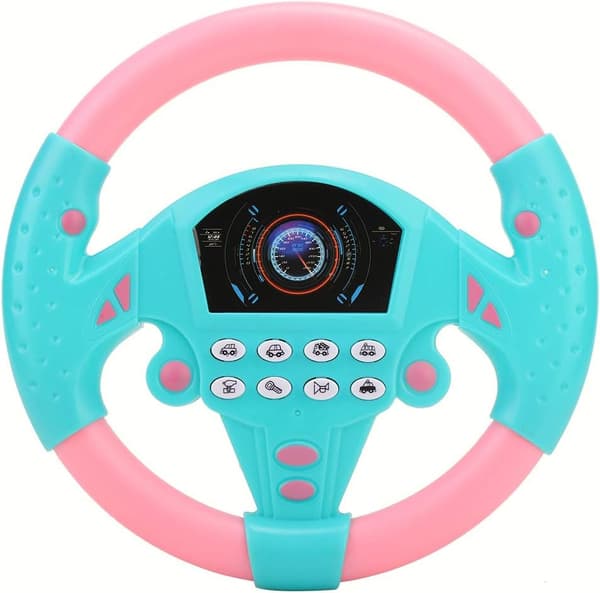 Lasten ohjauslelu, Copilot-simulaatio-ohjauspyörä valolla
