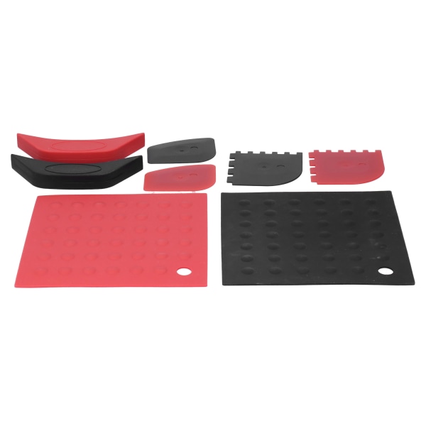 8 st/set grytunderlägg skrapa panna handtag kit silikon