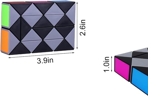 24-delt Magic Snake - Magic Snake Cube Puzzle - Snake Cube - Chi