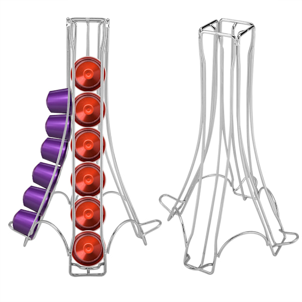 Kaffepodsförvaringshållare Kapselställ för 32 kaffeportioner Hem