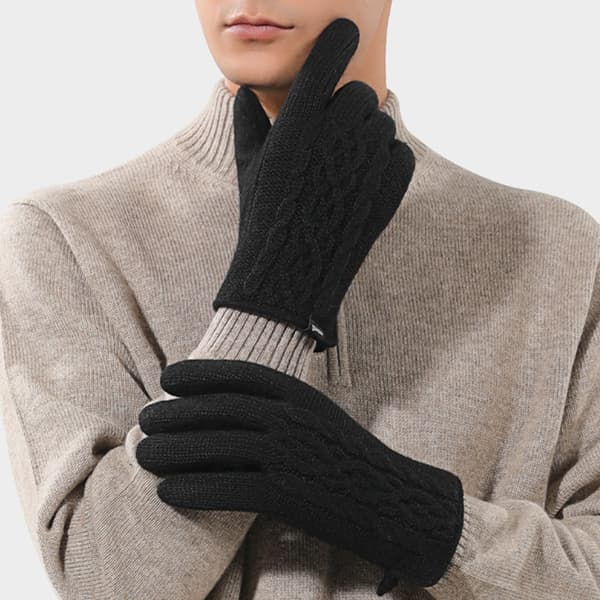 Fishers Finery Dame Cashmere Handsker | Kabelstrik Design