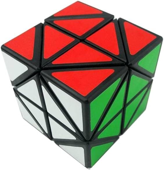12-axlig rektangulär hexagonal kub svart oregelbunden kub (helikopter)