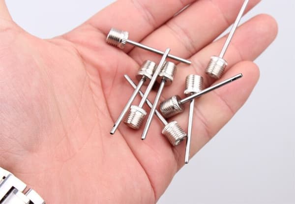 Bollpump uppblåsningsnål (7-pack) - Luftpump i rostfritt stål