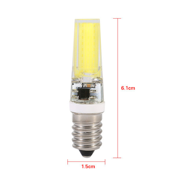 1 st dimbar E14 220V 2508 COB LED-ljuskälla
