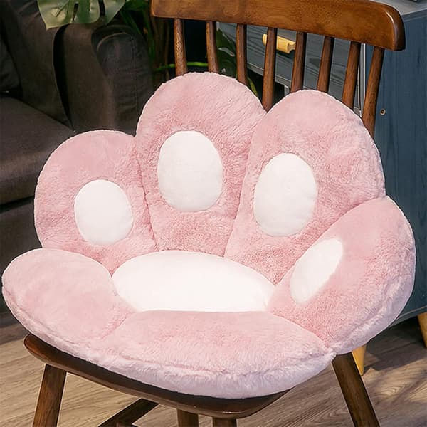 Mjuk Kudde med Kattpåtår Plush Kudde Soffa Kudde Söt Soffa