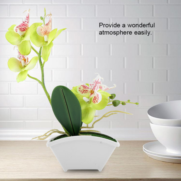 Konstgjord blomma Simulering Fjärilsorkidé Dekorativa växter