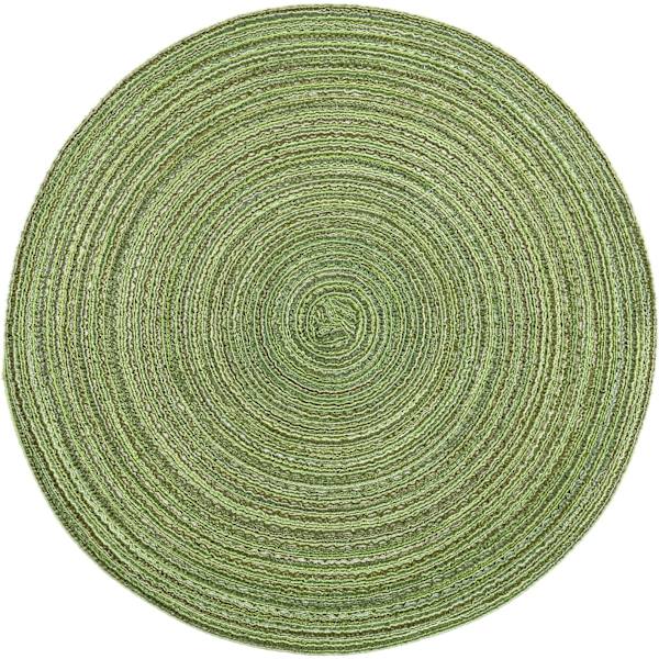 Plassmatter, sett med 6 varmeresistente vevde bomulls plassmatter for middag