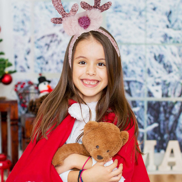Christmas Headbands Elk Antlers Headbands Holiday Party Gift