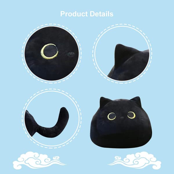 Plush Kattleksak Fylld Kattdyna Mjuk Fylld Djurdynan Fyllning