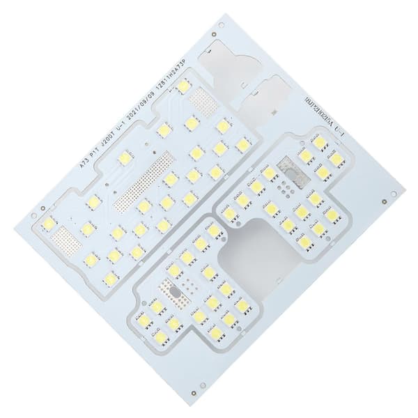 Bilens interiör läslampa 48SMD 12V 50000H Vit LED Taklampa Panel 5050 Biltillbehör för RAV4 2006-2012