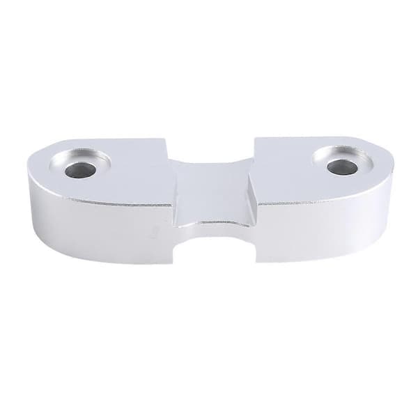 Motorsykkelstyreforhøyer Drag Handle Bar Clamp Extend Adapter for Scrambler 400 800 1100 (sølv)