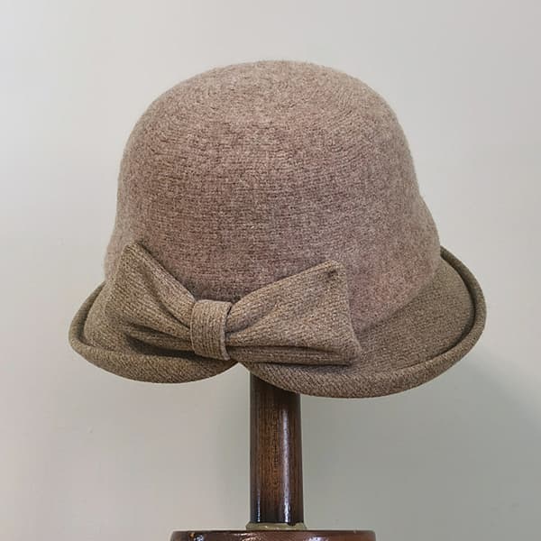 Uld vinterhat dame retro fedora hatte kirkehatte fiskehat dame filthat bowlerhat
