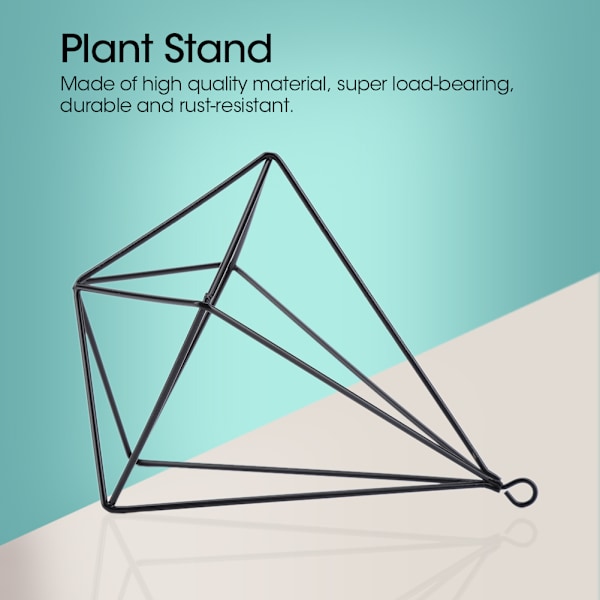 Fristående hängande geometrisk växtstativ blomkruka hängare mossa