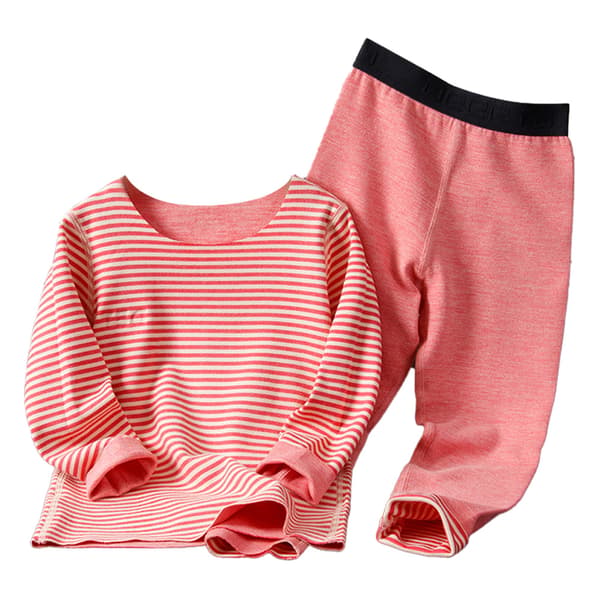 Toddler Pyjamas Flickor Pojkar Varma Bomulls Pyjamasar för Barn pink 100cm