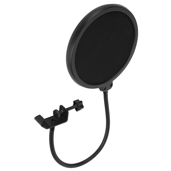 Flexibel Svanhals Pop Shield, Mikrofon Studio Tillbehör med Salivskyddsskärm för Professionell Inspelningskvalitet