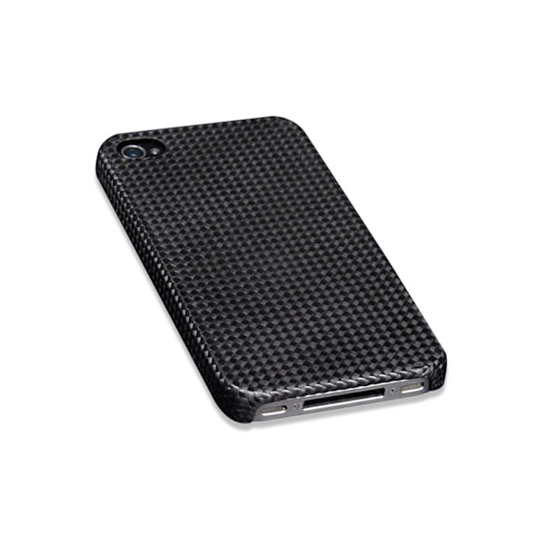 Äkta Carbon Fiber kolfiber skal ultralätt iPhone 4/4S Titan grå