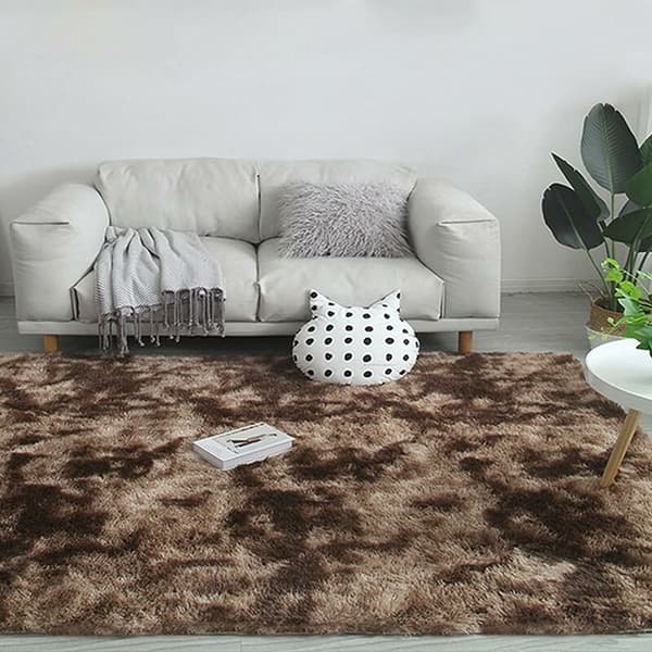 Luddig Sovrumsmatta, Mjuk Luddig Matta, Vardagsrumsmatta, Fluffig Extra