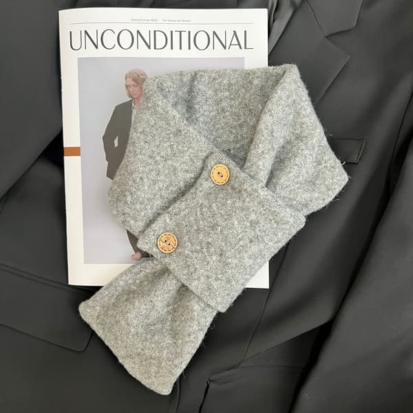 Höst Vinter Unisex Halsduk Kort All Nacke Varm Tjock Halsdukar Man Kvinnor