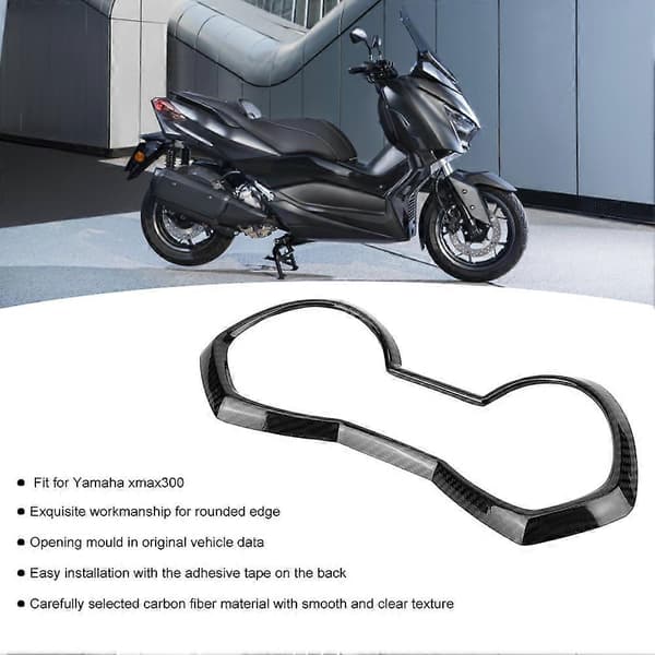 Instrumentpanelsskydd i kolfiber Motorcykeldekoration Passar till Yamaha xmax300