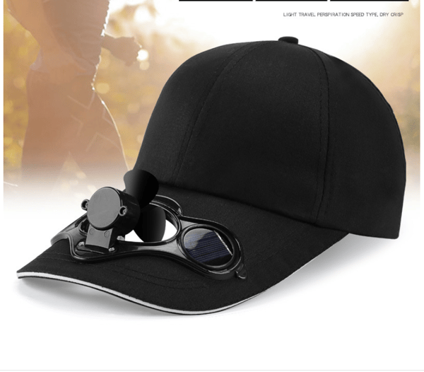 Unisex Baseball Caps med Solvifte Solhatt Pustende Bomullsvisir