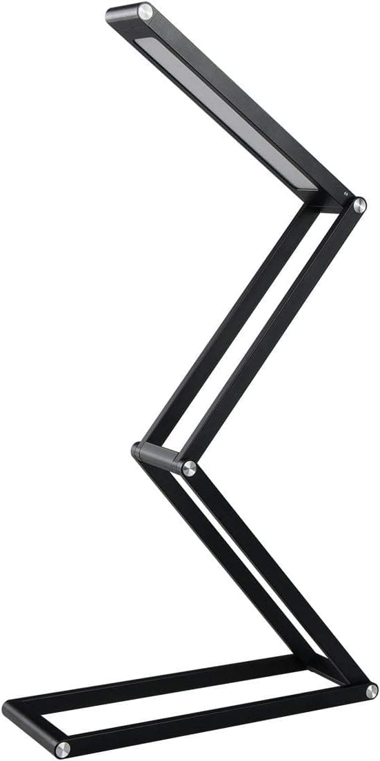 LED-skrivebordslampe, sengelampe, foldbart bordlys i aluminium, trådløs
