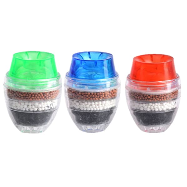 3 * 6 cm, (Sininen) 2 kpl, Aktiivihiili hanasuodatin, 5-