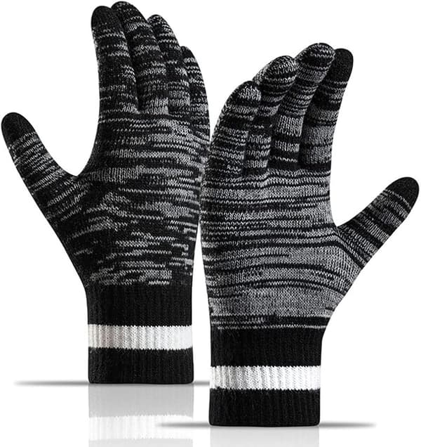 Varme vinterhandsker til mænd og kvinder, Unisex fortykkede bløde handsker Wa