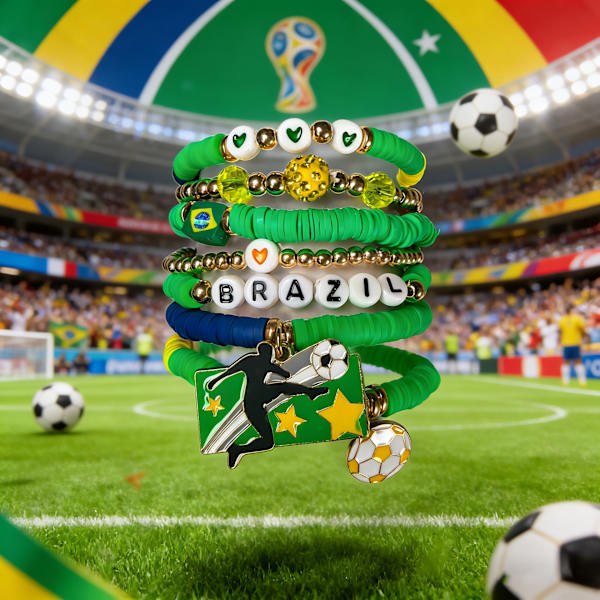 2026 USA-Kanada-Mexiko VM Brasilien Armbandsset