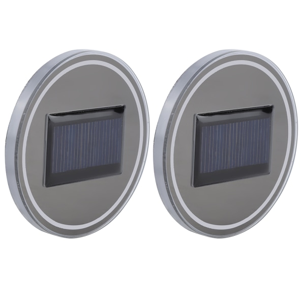 2 st solcells LED-list, akrylkoppdyna, flaskbottenmatta för