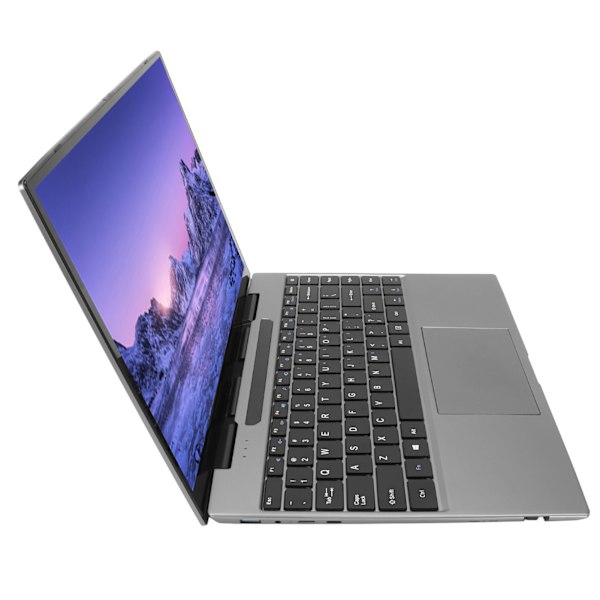 14-tums laptop för Windows 11 för Intel J4125CPU 2.4G 5G WIFI 3K IPS Silver Bärbar Laptop Med Magnetisk Kamera 100‑240V 8+256 AU-kontakt