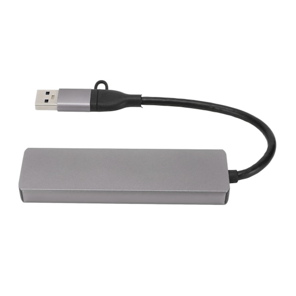 USB C Hub 6 i 1 USB3.0 3xUSB Portar 5Gbps Överföring Avancerat Chipset Portabel Dockningsstation för Hemmakontor Resor