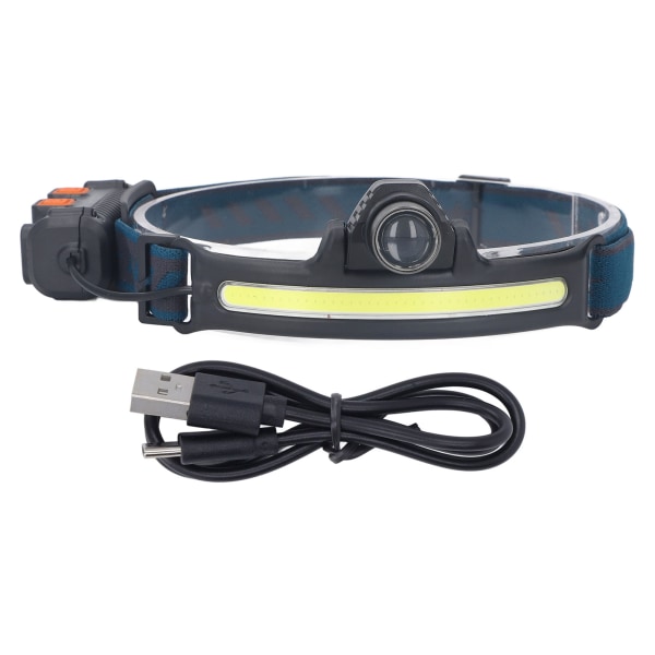 COB Flood Light Sensor Induktion Strålkastare Typ C Laddning Utomhus Fiske Arbete LED Strålkastare Ljus