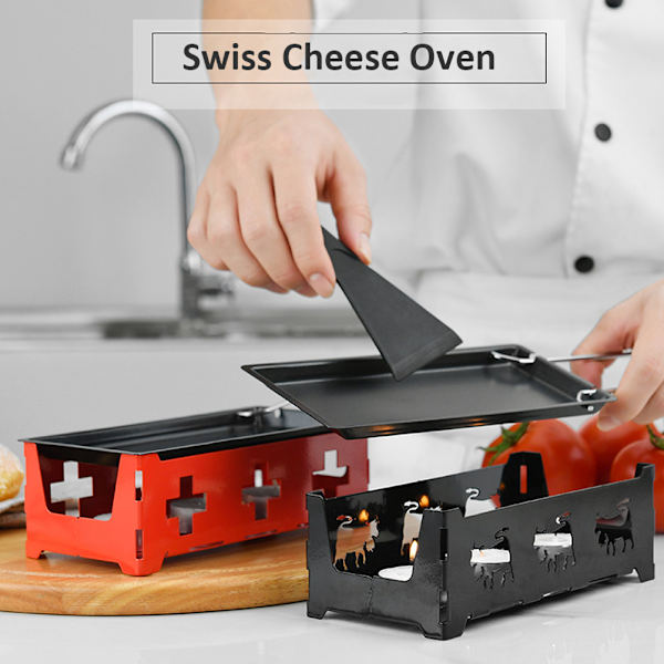 Ljusstake Ost Bakplåt Spis Set Non Stick Raclette