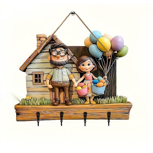 Ballonghusformad väggkrok, 30 x 23 x 0,4 cm