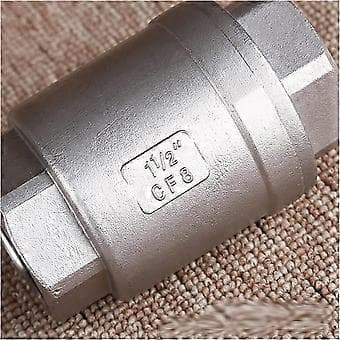 Rørfittings 1/2\" DN15 DN20 DN25 DN25 Hunventil 304 Rustfrit Stål Inline Ventil Vertikal Vertikal 1000 WOG Haveslangefitting (Specifikation: D