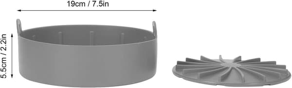 Erstatningsgryte for papirinnlegg, gjenbrukbar silikonkurv for Ai