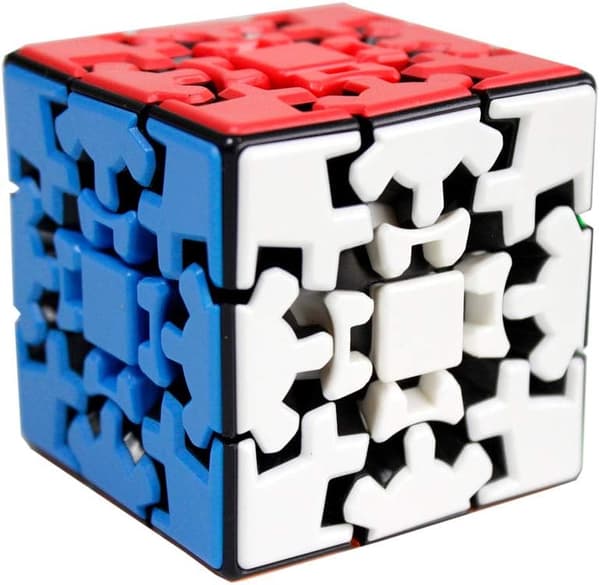 Gear Cube 3x3 Puzzle Kungfu Cube 3D Puzzle 3x3x3 Cube Puzzle Smoo