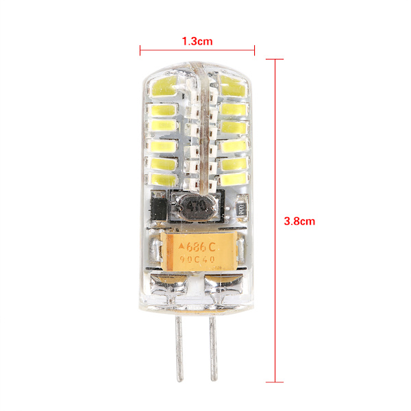 10 st dimbara LED G4-lampor AC12V kristallglödlampor hemlampor pärlor