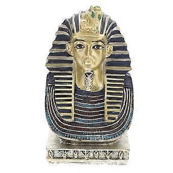 Kagedekorations Mini Konge Figur Ægyptisk Konge Buste Statue Resin Håndværk Figur