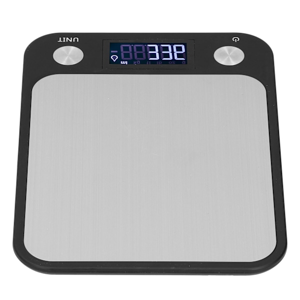 Digital köksvåg rostfritt stål precision resultat kompakt design matmätning LCD-display tareringsfunktion enkel mätning för bakning matlagning