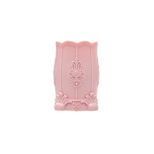 Sminkeblyantholder i europeisk stil Rosa sminkeblyantholder