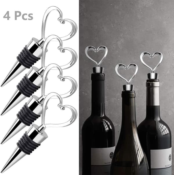 4 stk. vinflaskepropper, vinpropper til champagneflasker, Champa